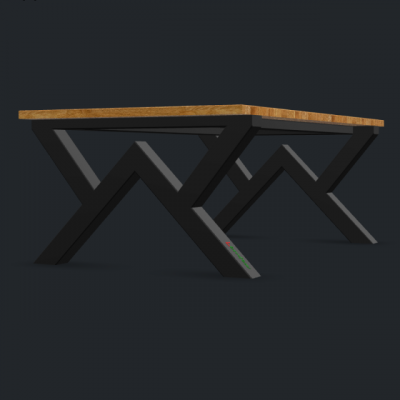 Стол обеденный Industrial Elegance